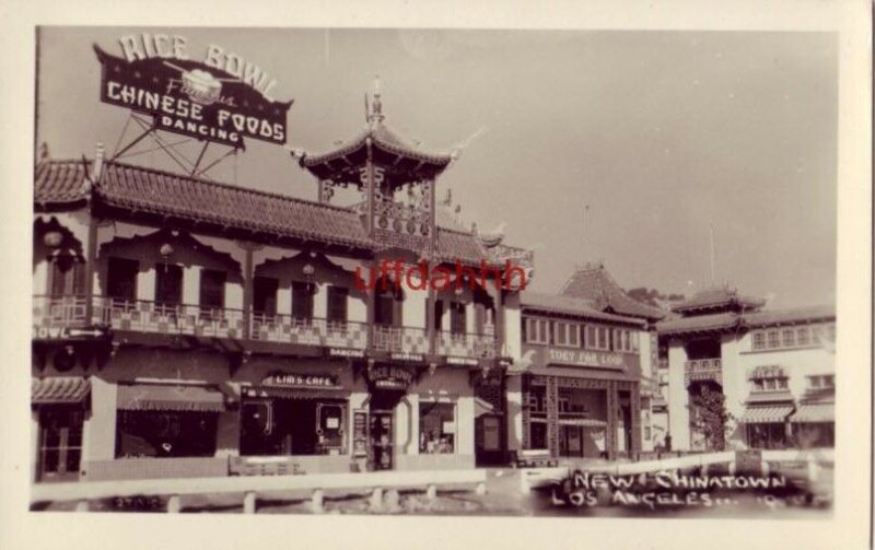 NEW CHINATOWN, LOS ANGELES, CA Rice Bowl Famous Chinese Foods