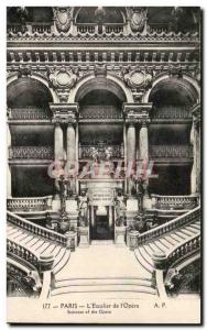 Paris Postcard Old Staircase of & # 39 opera