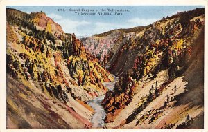 Grand Canyon of the Yellowstone Yellowstone National Park, USA National Parks...