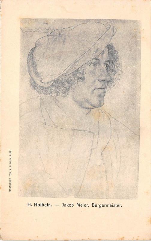 BF34849 h holbein jakob meier burgermeister   painting art front/back scan