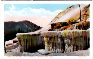 F. Jay Haynes Type A, Pulpit and Jupiter Terraces, Yellowstone National Park