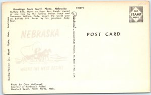 c1970s North Platte, NE Greetings from Buffalo Bill's Victorian House Home A306