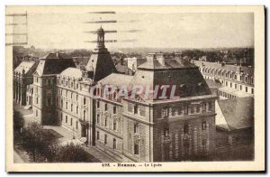 Old Postcard Rennes Le Lycee