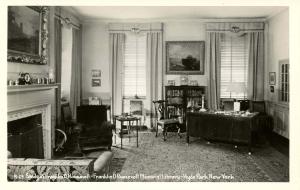 NY - Hyde Park. Franklin D Roosevelt Memorial Library, Study   *RPPC