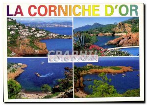 Postcard Modern French Riviera The Golden Corniche Red Rocks of Trayas