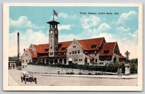 Transport~Union Railroad Station~Little Rock Arkansas~EC Kropp Co~Vintage PC