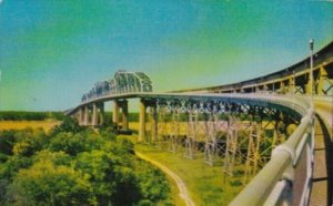 Louisiana New Orleans Huey P Long Bridge 1954