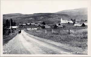 Hagwilget Village BC near Hazelton British Columbia WWW Real Photo Postcard H42