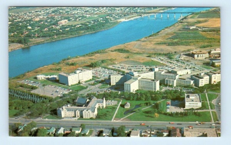 Aerial view of the University of Saskatchewan SASKATOON Canada Postcard