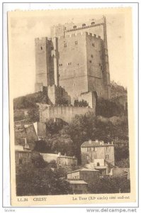 La Tour (XI Siecle) Cote Sud-Est, Crest (Drôme), France, 1900-1910s
