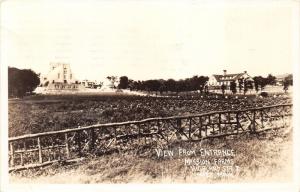 Minneapolis Minnesota~Highland Sta 7~Mission Farms @Entrance~Wood Fence~'43 RPPC