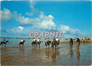 Postcard Modern Most Beautiful Beach of Europe La Baule (Loire Atalandtique) ...