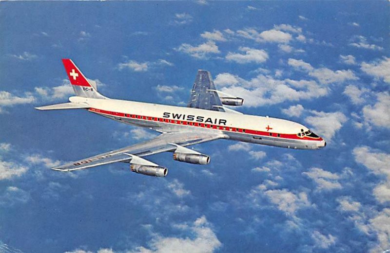 Swiss air Douglas DC â€“ a Airplane Unused 