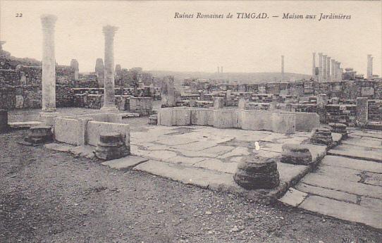 Tunisia Ruines Romaines de Timgad Maison aux Jardiniers