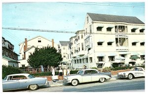 Marilyn's Inn 23rd Street Virginia Beach Old Cars People Hotel Motel Postcard