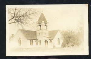 RPPC SCRIBNER NEBRASKA CONGREGATIONAL CHURCH SUTTON NEB REAL PHOTO POSTCARD