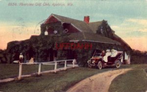 RIVERVIEW GOLF CLUB, APPLETON, WI 1913 vintage auto