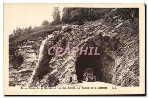 Old Postcard Road Giettax Col des Aravis and Cascade Tunnel