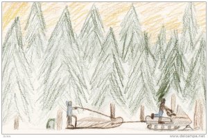 Artwork From Indians Kids (Todd Minoza - Age 13), Expo 86, Northwest Territor...