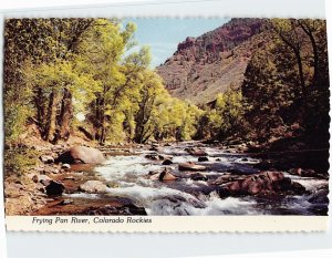 Postcard Frying Pan River, Colorado Rockies, Colorado