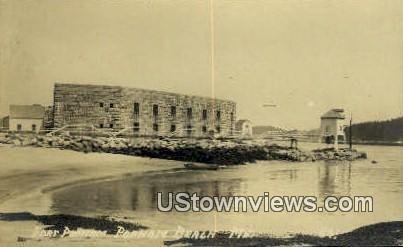 Real Photo, Fort Popham - Popham Beach, Maine ME  