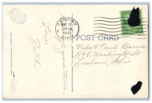 1945 US Post Office and Ohio Power Co. Building Canton Ohio OH Postcard