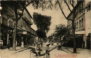 CPA AK Saigon – Rue Catinat prés du Theatre VIETNAM INDOCHINA (779010)