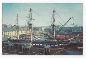 USS Constitution Postcard Charlestown MA US Navy Yard