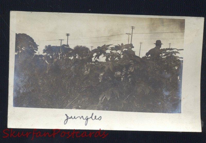 MANILA PHILIPPINES PHILIPPINE ISLANDS JUNGLES WWI ERA REAL PHOTO PHOTOGRAPH