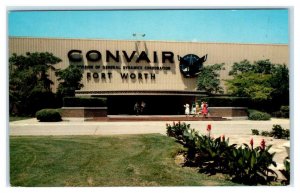 FORT WORTH, Texas TX ~ Admin Bldg CONVAIR CONSOLIDATED AIRCRAFT Plant  Postcard