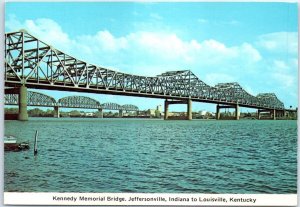 Postcard - Kennedy Memorial Bridge - Louisville, Kentucky
