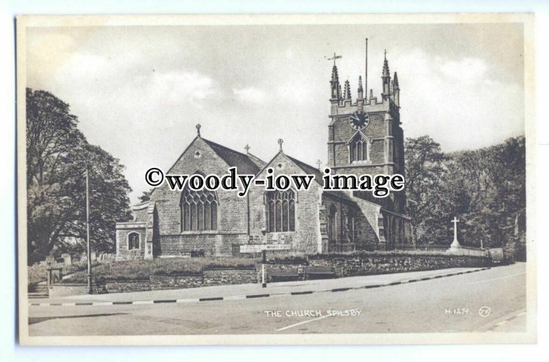 cu2466 - East End, Willouhby Chapel, St. James Church, in Spilby - Postcard