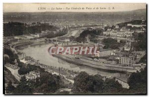Old Postcard The Saone Lyon Vaise Vue Generale and Serin