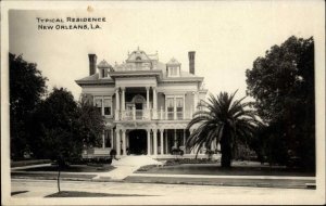 New Orleans Louisiana LA Typical Residence Real Photo Vintage Postcard