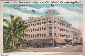 Hotel Leamington , overlooking Bay Biscayne & Park , MIAMI , Florida ; 00s-10s