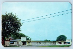 Aldershot Ontario Canada Postcard Crestwood Motel c1960's Unposted Vintage