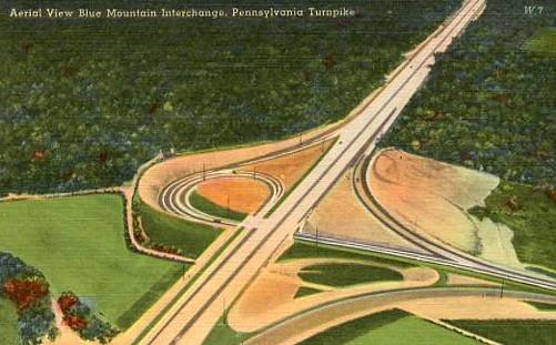 PA - Pennsylvania Turnpike. Blue Mountain Interchange