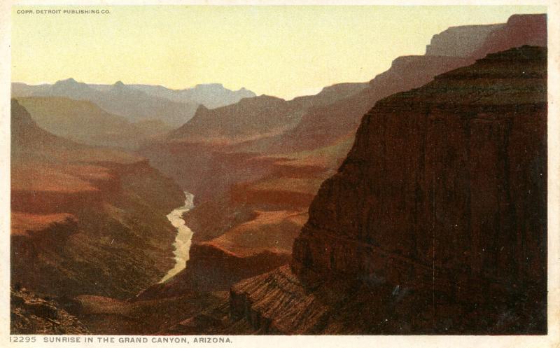 AZ - Grand Canyon National Park. Sunrise