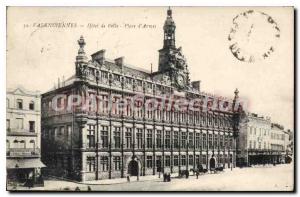 Old Postcard Valenciennes Hotel De Ville