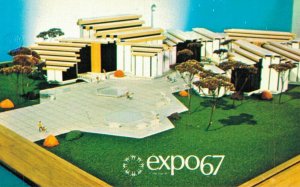 Canada Montreal Expo 67 Quebec Industries Pavilion Vintage Postcard 03.58