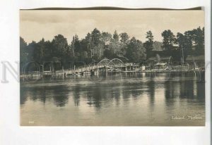 485403 SWEDEN Leksand Flottbron bridge power plant Vintage photo postcard