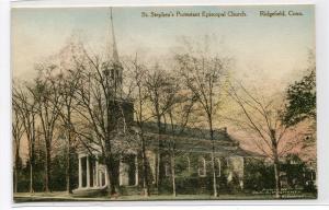 St Stephens Protestant Episcopal Church Ridgefield Connecticut postcard
