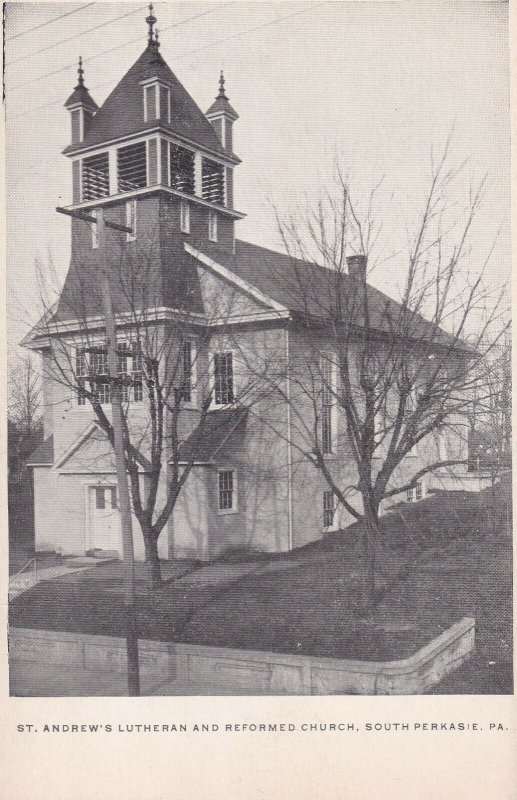 PERKASIE, Pennsylvania, 1901-1907; St. Andrew's Lutheran Church, Railway Station