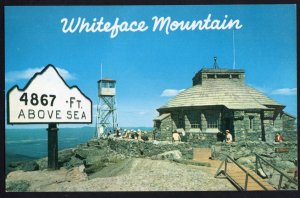 New York WHITEFACE Mountain Summit House 4867 Ft above Sea Chrome