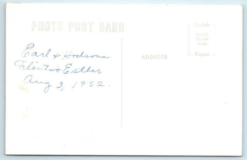 2 RPPC Postcards ~ WISCONSIN DELLS, WI ~ Real Photos LAUNCH ILLINI  ca 1950s