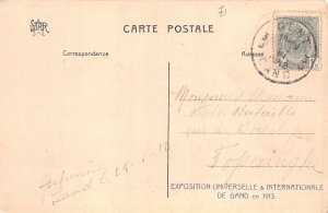 A903 Belgium 1912 Gand Gent Musee des Beaux Arts Museum vintage postcard
