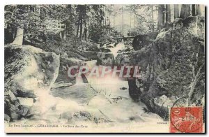 Old Postcard Au Pays Lorrain Gerardmer The tank Skipping