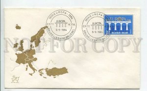 448198 Belgium 1984 year FDC Europa