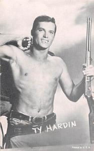 Ty Hardin Non Postcard Backing Unused 