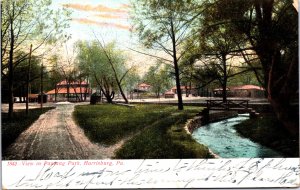 USA View In Paxtang Park Harrisburg Pennsylvania Vintage Postcard 09.74